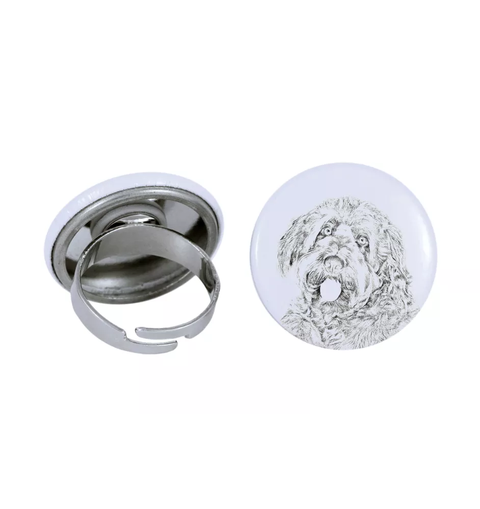 Otterhund, Otterhound - Damen Schmuck mit dem Bild eines Hundes, handgefertigtes Produkt, Möglichkeit, Ihr eigenes Foto hinzuzufügen, Marke Art-Dog