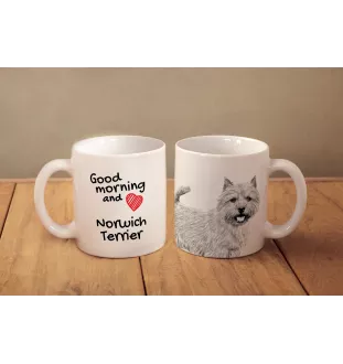 Norwich Terrier - cup with a dog, cup with a photo, personalized gift from the Art-Dog brand