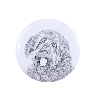 Otterhund, Otterhound - Anstecknadel mit Ihrem Hund, fügen Sie Ihr eigenes Foto hinzu, Marke Art-Dog