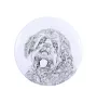 Otterhound - magnet with a dog's pupil, exceptionally light, strong magnet, handmade product by the Art-Dog brand