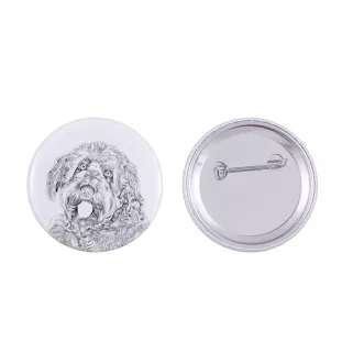 Otterhund, Otterhound - Anstecknadel mit Ihrem Hund, fügen Sie Ihr eigenes Foto hinzu, Marke Art-Dog