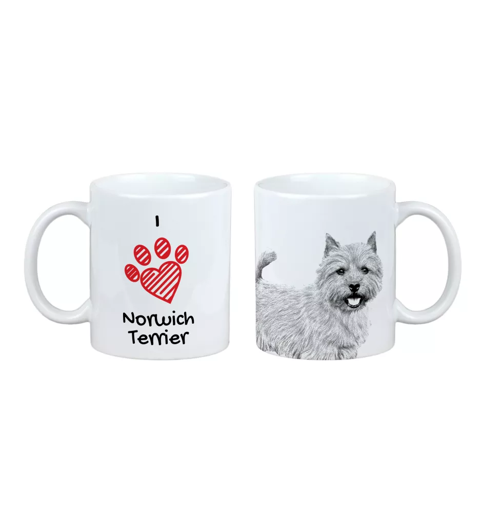 Norwich Terrier - Tasse mit Hund, entzückende Tasse mit Grafik, Geschenk mit Ihrem Foto von der Marke Art-Dog