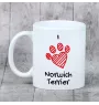 Norwich Terrier kubek z psem I love Art-Dog