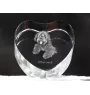 Otterhound serce kryształowe z psem Art-Dog