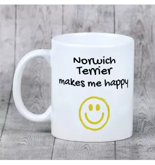 Norwich Terrier, Terrier de Norwich - tasse avec chien, une tasse joyeuse pour les amoureux des chiens, un cadeau personnalisé de la marque Art-Dog