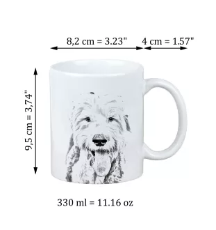 Old English Sheepdog - cup with a dog, cute cup with graphics, a gift with your photo from the Art-Dog brand
