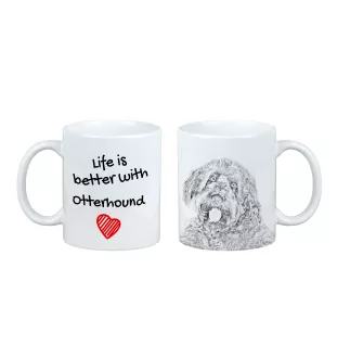Otterhound - cup with a dog, cup with a photo, personalized gift from the Art-Dog brand