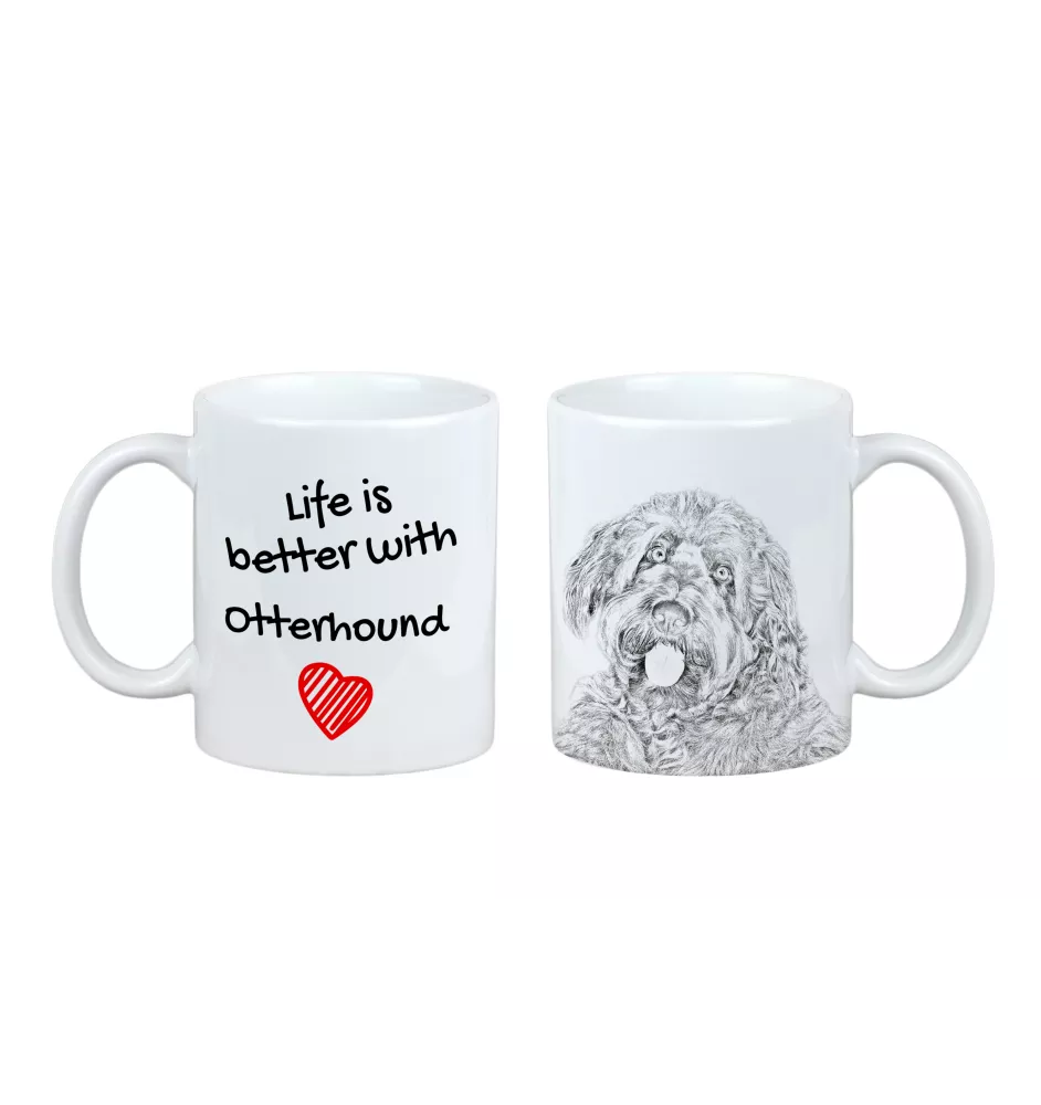 Otterhound - cup with a dog, cup with a photo, personalized gift from the Art-Dog brand