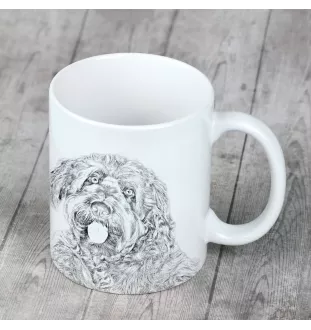 Chien à loutre, Otterhound - tasse avec chien, une tasse adorable avec une illustration, un cadeau avec votre photo de la marque Art-Dog