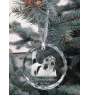 Terrier du révérend Russell, Parson Russell terrier - boule de Noël en cristal avec une photo, photo de chien dans le cristal, décoration personnalisée pour sapin de Noël de la marque Art-Dog