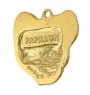 Papillon, Kontinentaler Zwergspaniel - Hundehalsband in Geschenkbox, vergoldeter Anhänger für Hundefans, auffälliger Schmuck von Art-Dog
