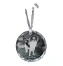 Papillon medal kryształowy z psem Art-Dog