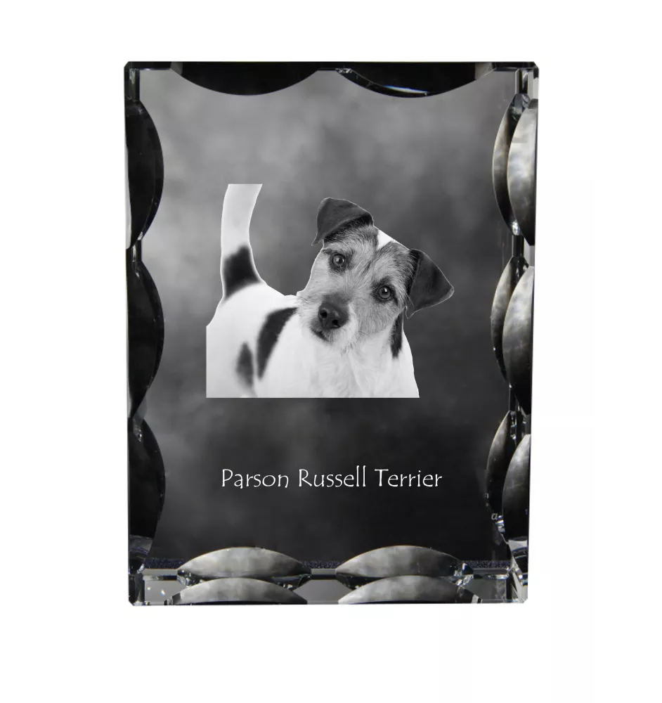 Parson Russell Terrier ramka kryształowa z psem Art-Dog