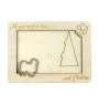 Papillon, Continental Toy Spaniel, Butterfly dog II - Photo frame, engraved wooden frame, a lovely gadget for the dog lover by Art-Dog