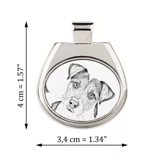 Parson Russell Terrier zawieszka naszyjnik z psem Art-Dog