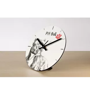 Parson Russell Terrier - Wanduhr mit Hund, Regal Uhr mit Druck, personalisierte Hausdekoration von Art-Dog.