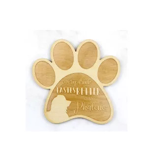 Papillon podkładka pod kubek ze sklejki Art-Dog