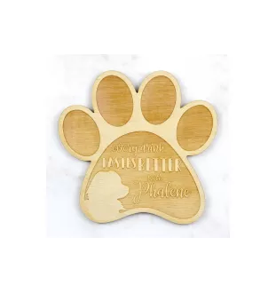 Papillon, Kontinentaler Zwergspaniel II - Tasse Untersetzer, graviert Untersetzer mit Hund, Geschenk für Hundeliebhaber von Art-Dog Marke