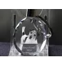 Terrier du révérend Russell, Parson Russell terrier - pendentif avec une photo de chien, porte-clés en cristal dans une boîte cadeau, un cadeau unique par Art-Dog