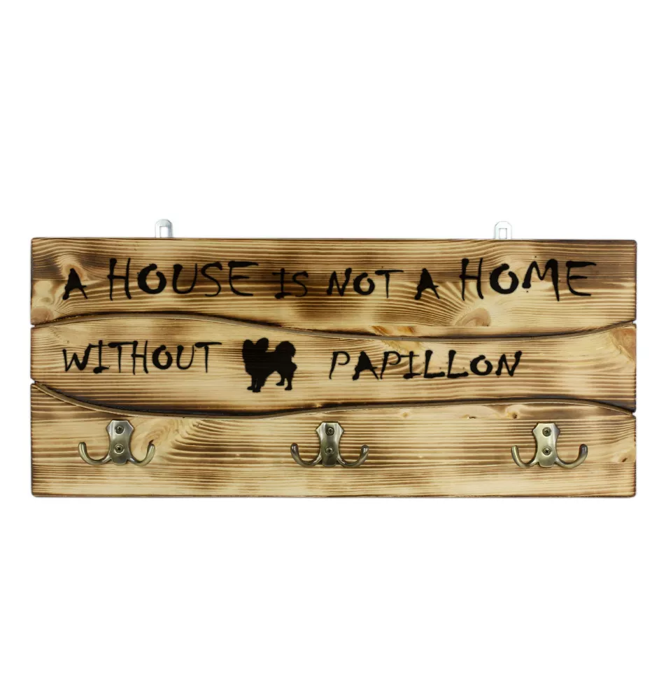 Papillon, Continental Toy Spaniel, Butterfly dog - clothes hanger with a dog, medal display, home decoration from the Art-Dog brand