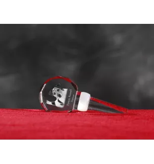 Terrier du révérend Russell, Parson Russell terrier - Bouchon de bouteille en cristal, bouchon de vin unique avec photo, cadeau personnalisé pour sommelier par la marque Art-Dog