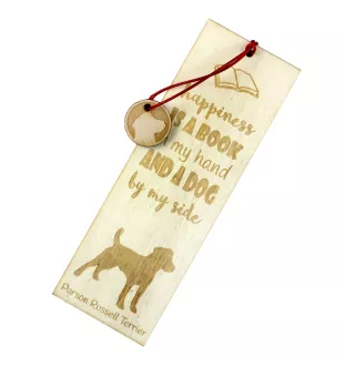 Terrier du révérend Russell, Parson Russell terrier - marque-page pour livre avec chien, marque-page personnalisé, accessoire canin pour les lecteurs de la marque Art-Dog