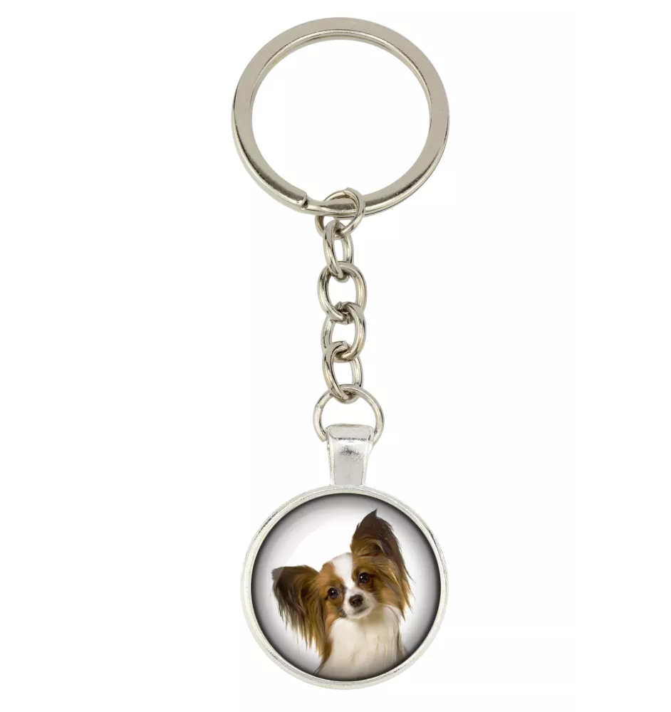 Papillon brelok ze zdjęciem Art-Dog