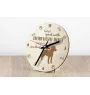 Parson Russell Terrier - clock with a dog, wooden clock, wall clock for dog lovers, clock for desk and shelf, Art-Dog