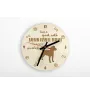 Parson Russell Terrier - clock with a dog, wooden clock, wall clock for dog lovers, clock for desk and shelf, Art-Dog
