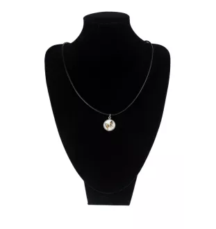 Papillon, Épagneul nain continental papillon - collier pendentif avec votre photo, fait main, bijoux de la marque Art-Dog