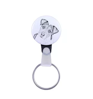 Terrier du révérend Russell, Parson Russell terrier - porte-clés avec l'image d'un chien, pendentif avec la propre graphique de la marque Art-Dog