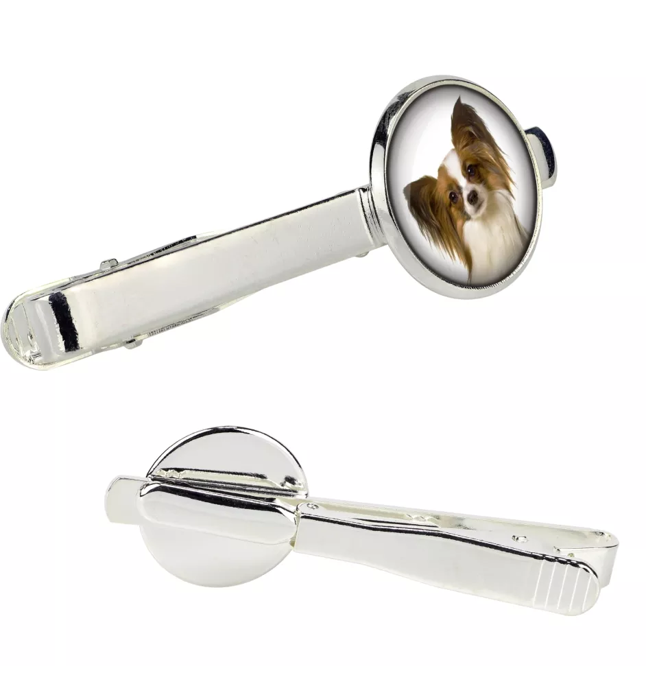 Papillon spinka do krawata w pudełku ze zdjęciem Art-Dog