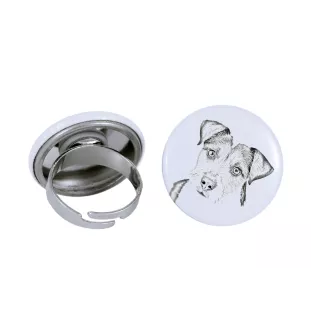 Terrier du révérend Russell, Parson Russell terrier - bijoux pour femmes avec l'image d'un chien, produit fait à la main, possibilité d'ajouter sa propre photo, marque Art-Dog