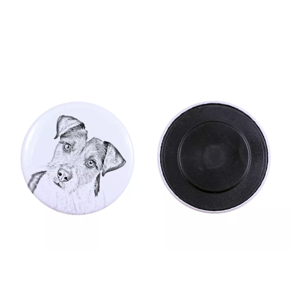 Parson Russell Terrier - magnet with a dog's pupil, exceptionally light, strong magnet, handmade product by the Art-Dog brand