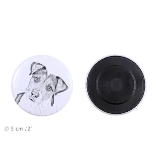 Parson Russell Terrier - magnet with a dog's pupil, exceptionally light, strong magnet, handmade product by the Art-Dog brand