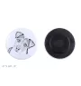 Parson Russell Terrier - magnet with a dog's pupil, exceptionally light, strong magnet, handmade product by the Art-Dog brand
