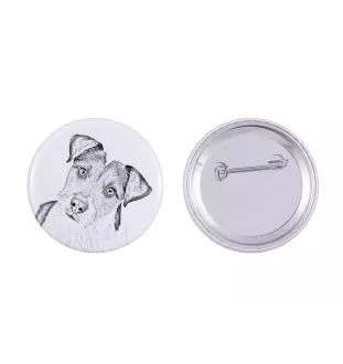 Terrier du révérend Russell, Parson Russell terrier - badge avec votre chien, ajoutez votre propre photo, marque Art-Dog