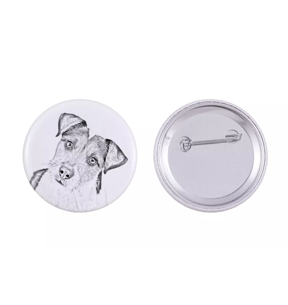 Terrier du révérend Russell, Parson Russell terrier - badge avec votre chien, ajoutez votre propre photo, marque Art-Dog