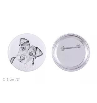 Terrier du révérend Russell, Parson Russell terrier - badge avec votre chien, ajoutez votre propre photo, marque Art-Dog