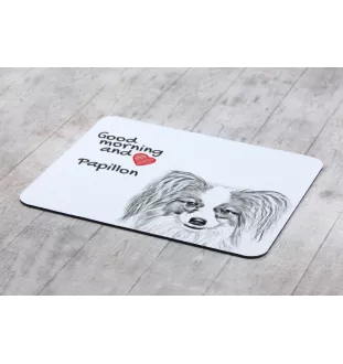 Papillon podkładka pod mysz z psem Art-Dog