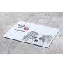 Papillon, Kontinentaler Zwergspaniel - Mauspad mit Druck, personalisiertes Mauspad mit Hund, einzigartiges Gadget für Büroangestellte von Art-Dog.