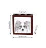 Papillon, Kontinentaler Zwergspaniel - Stifthalter mit Hund, Schreibtischorganizer mit Aufdruck, personalisierte Schreibtischdekoration der Marke Art-Dog