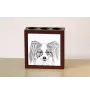 Papillon, Kontinentaler Zwergspaniel - Stifthalter mit Hund, Schreibtischorganizer mit Aufdruck, personalisierte Schreibtischdekoration der Marke Art-Dog