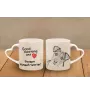 Parson Russell Terrier - Tasse mit Hund, entzückende Tasse mit herzförmigem Henkel, universelles Geschenk der Marke Art-Dog
