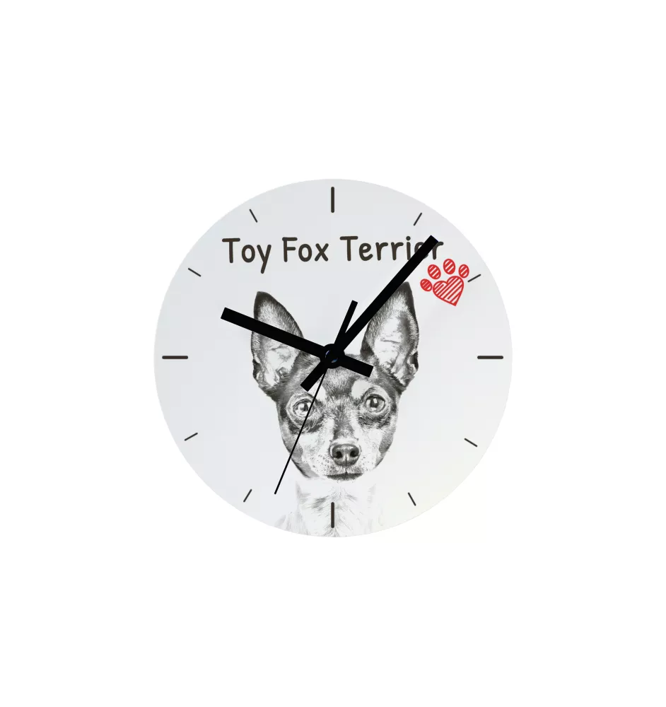 Papillon, Kontinentaler Zwergspaniel - Wanduhr mit Hund, Regal Uhr mit Druck, personalisierte Hausdekoration von Art-Dog.