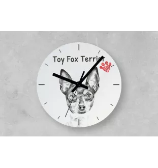 Papillon, Continental Toy Spaniel, Butterfly dog - wall clock with a dog, shelf clock with a print, personalized home decoration from the Art-Dog brand
