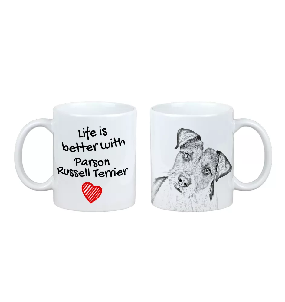 Parson Russell Terrier - Tasse mit Hund, Tasse mit Bild, personalisiertes Geschenk der Marke Art-Dog