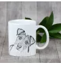 Terrier du révérend Russell, Parson Russell terrier - tasse avec chien, tasse avec photo, cadeau personnalisé de la marque Art-Dog
