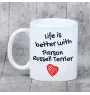 Parson Russell Terrier kubek z psem life is better Art-Dog