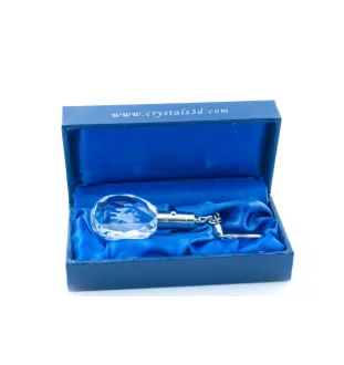 Papillon, Kontinentaler Zwergspaniel - Anhänger mit einem Foto eines Hundes, Schlüsselanhänger aus Kristall in einer Geschenkbox, ein einzigartiges Geschenk von Art-Dog